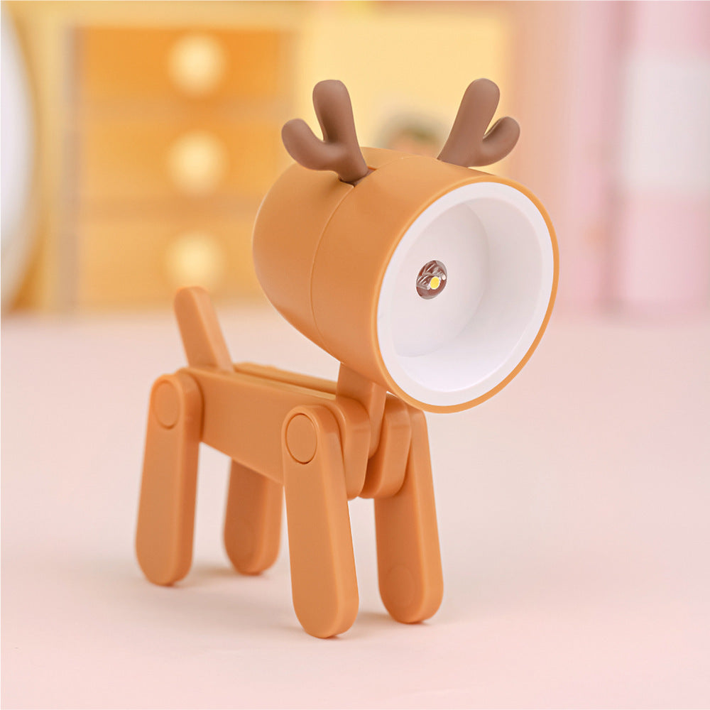 New Spotted Puppy Mini Night Light Desktop Lamp DIY Creative Gift Cartoon Ins Girl Cute Ornament